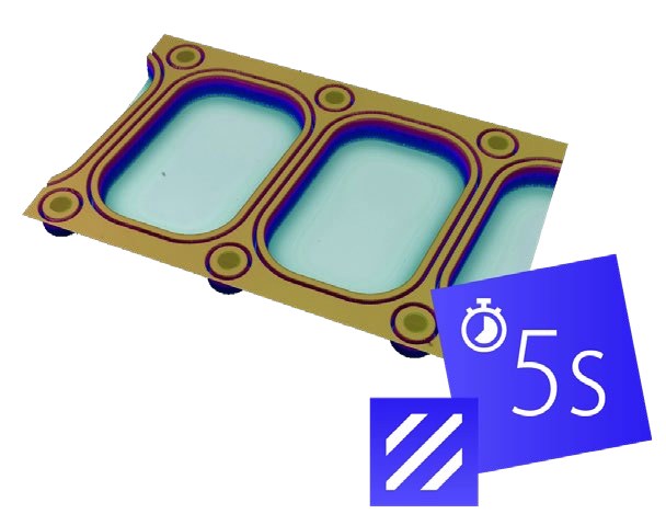 3D 표면 측정 예시